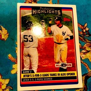 Derek Jeter POSTSEASON HIGHLIGHTS very rare.